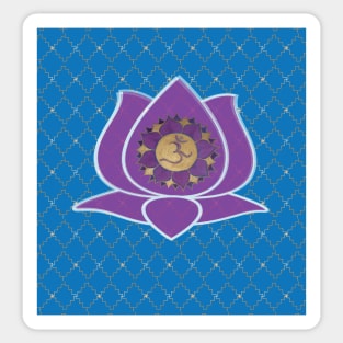 LotusOm Chakra Sticker